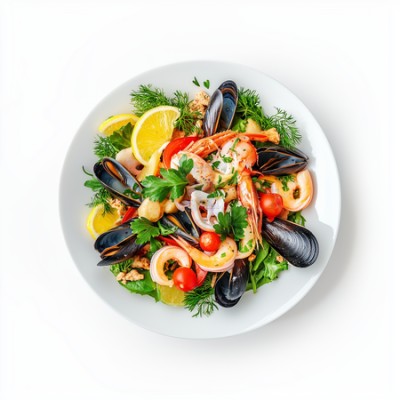 Фирменное блюдо Морской гриль прованс - купить в Сиалеевской Пятине